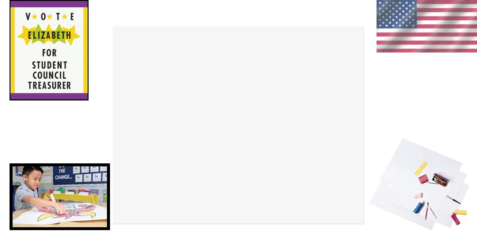 Recyclable Economy Poster Board, 22" x 28" - Perfect for Signs & Presentations