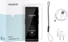 Load image into Gallery viewer, Travel-Friendly Vasco V4 Language Translator – 108 Languages, No Setup Required