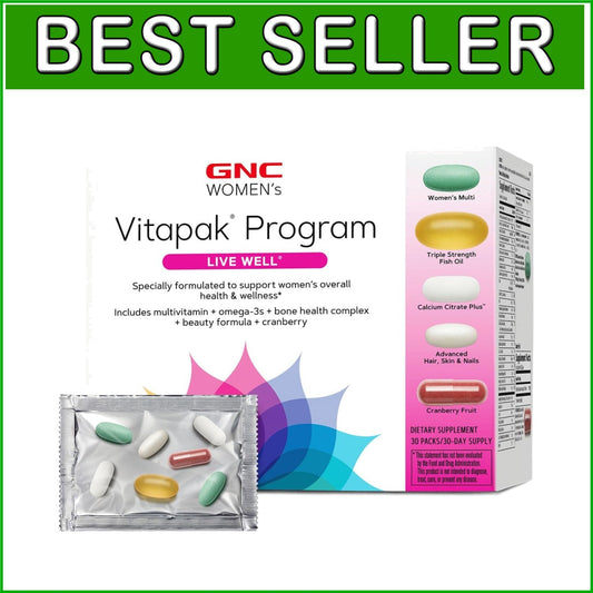 Holistic Women's Vitapak: 30 Capsules with Collagen, Biotin & Cranberry