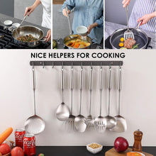 Load image into Gallery viewer, 18/10 Stainless Steel Cooking Tools Set - Ergonomic 8-Piece with Heat Resistance