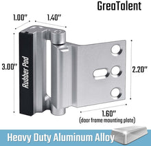 Load image into Gallery viewer, 4-Pack Tamper-Resistant Aluminum Door Locks - Easy Install &amp; Maximum Security