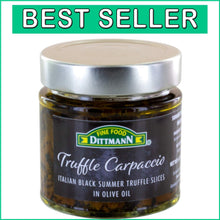Load image into Gallery viewer, Artisanal Black Summer Truffle Carpaccio in Olive Oil - 6.35oz Culinary Gem