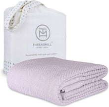 Load image into Gallery viewer, All-Season Lightweight King Size Blanket - Durable Herringbone Cotton Throw
