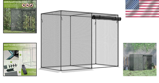Lightweight 6' x 3' Crop Protection Cage with Easy Assembly and Sturdy Frame