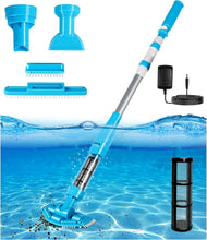 Load image into Gallery viewer, Cordless 4-in-1 Pool Vacuum Cleaner with Multiple Brush Heads - Easy Operation