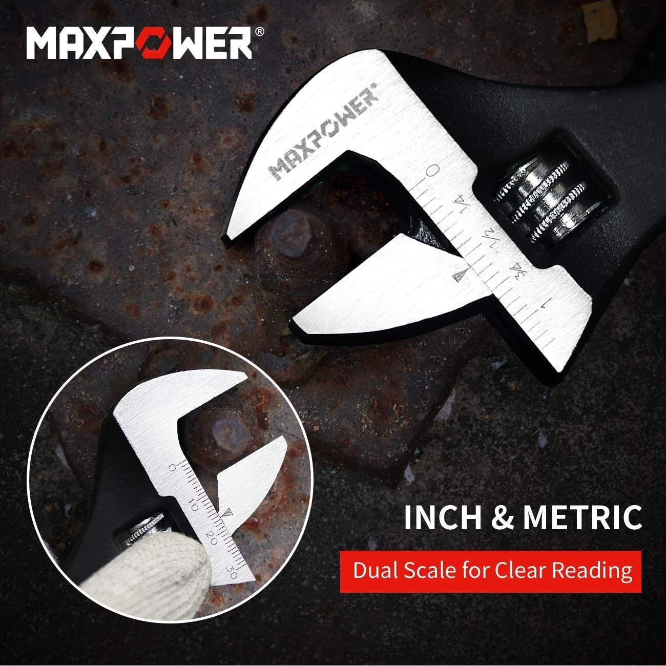 Corrosion-Resistant Adjustable Wrench Set: 10in, 12in, 16in with Durable Kitbag