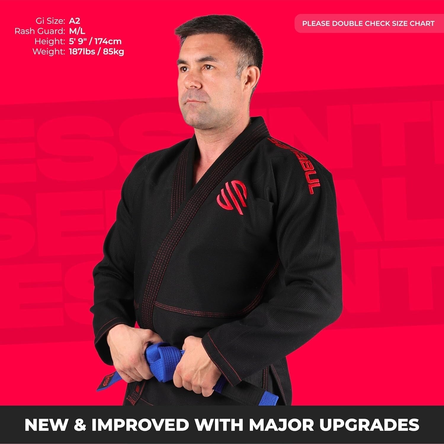 Essential Lightweight BJJ Gi for Men - IBJJF Compliant Training Attire