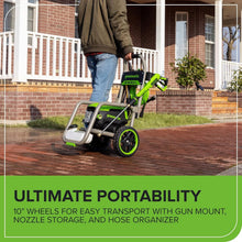 Load image into Gallery viewer, Pro Brushless 2300 PSI Pressure Washer - Foldable Handles &amp; Rugged Steel Frame