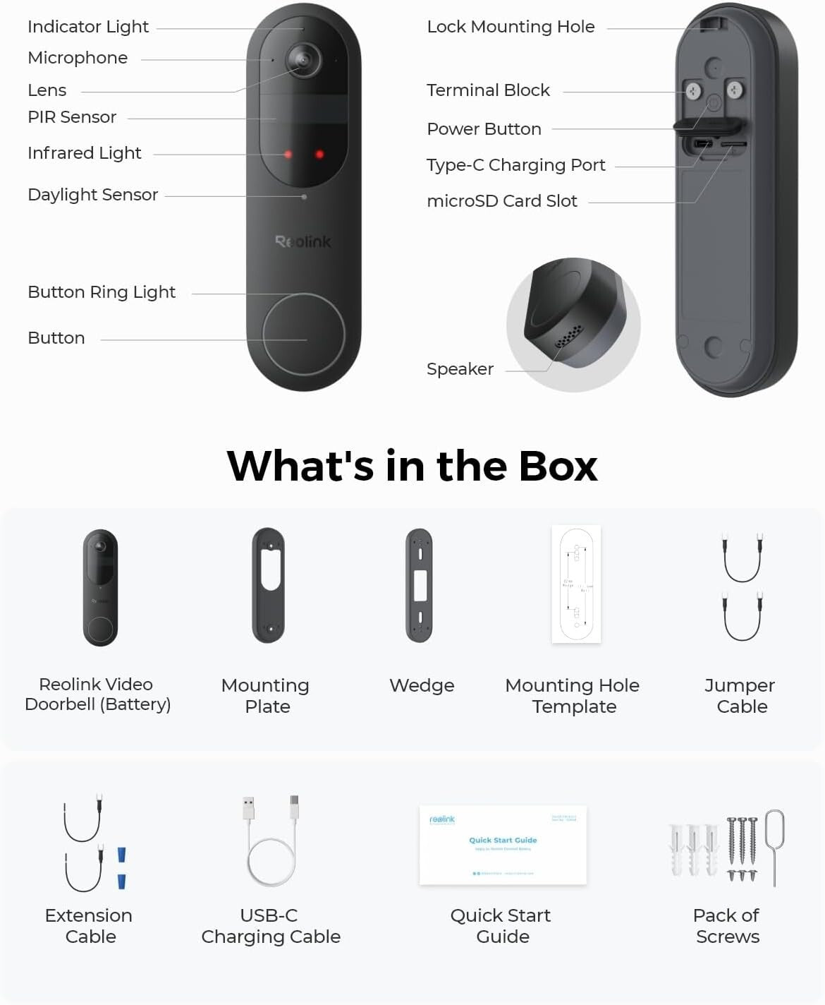 Smart Wireless Doorbell Camera: 2K Resolution, Battery/Wired Power, Alerts