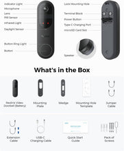 Load image into Gallery viewer, Smart Wireless Doorbell Camera: 2K Resolution, Battery/Wired Power, Alerts