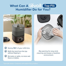 Load image into Gallery viewer, Quiet 2.5L Classic 160 Top-Fill Humidifier - Auto Shut-off Safety, 360° Nozzle
