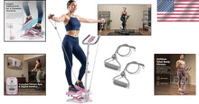 Load image into Gallery viewer, 2-in-1 Smart Workout Machine with Resistance Bands - Total Body Fitness in Pink