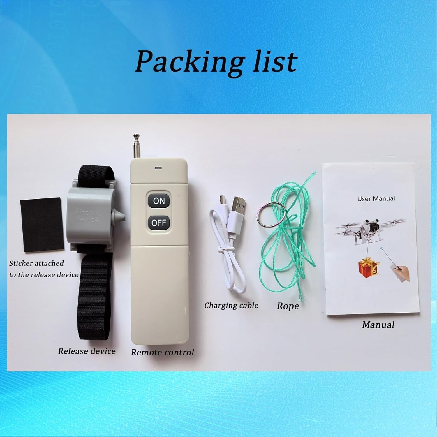 Drone Airdrop System for DJI - Expand Your Drone's Potential with Remote Control