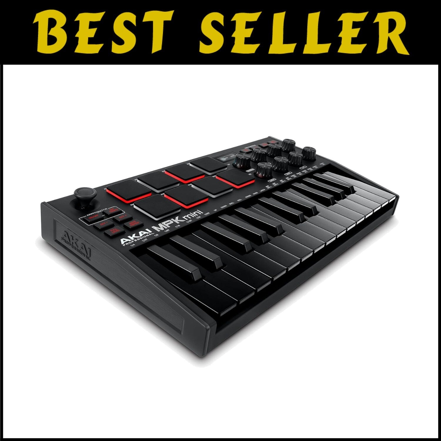 MPK Mini MK3 USB MIDI Controller - 25 Velocity-Sensitive Keys with NKS Support