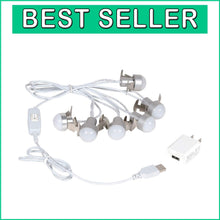 Load image into Gallery viewer, 108 Inch USB LED 6 Light Accessory Set with Polished Finish for Decor Lovers