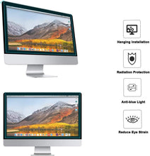 Load image into Gallery viewer, 21.5-22 Inch Blue Light Blocking Screen Protector - UV Eye Protection Film