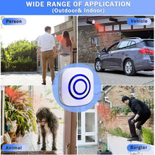 Load image into Gallery viewer, Premium Indoor/Outdoor Motion Sensor Detector with Portable Receiver - 3 Sensors