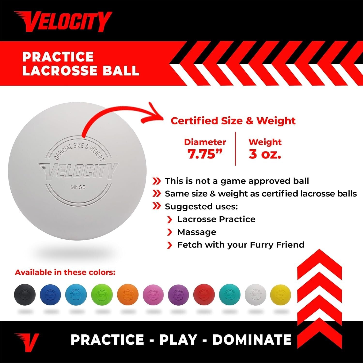 Versatile Lacrosse Balls - 36 Pack, Ideal for Practice and Massage Therapy
