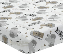 Load image into Gallery viewer, Animal Print Crib Bedding Set - 6-Piece Gender Neutral Nursery Essentials