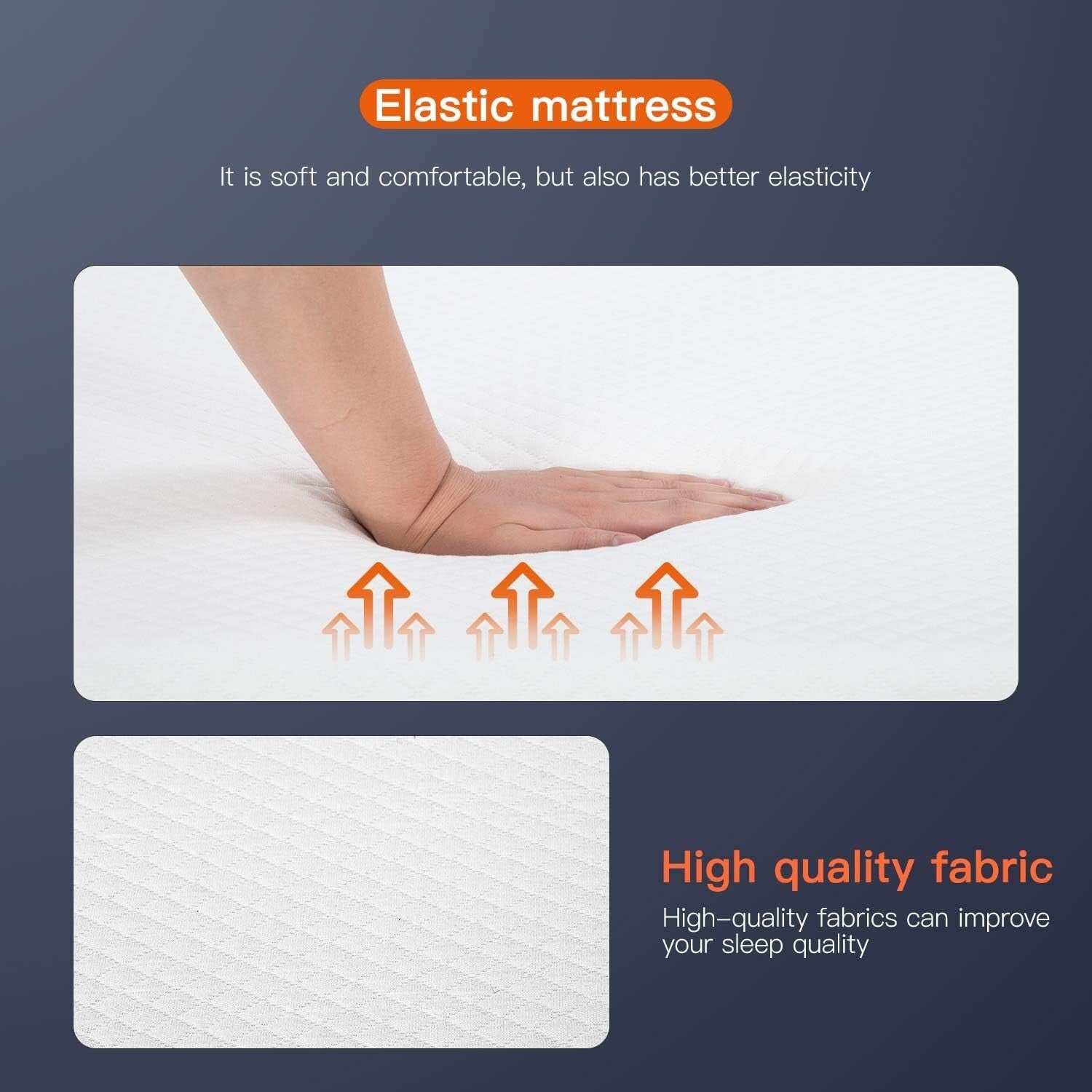 Luxury 8-Inch Gel Mattress - Tailored Comfort & Temperature Control for Sleep