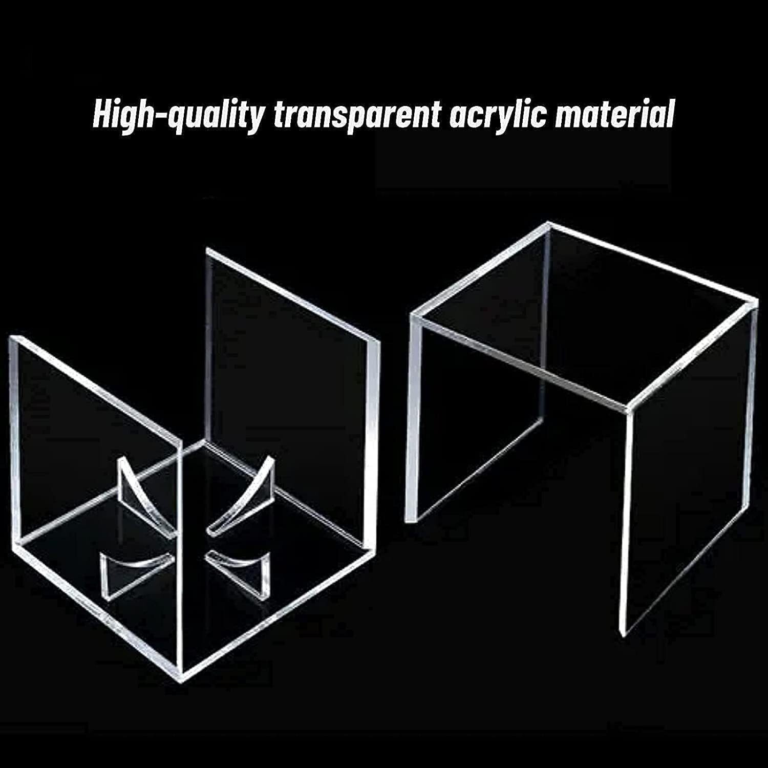 16-Pack UV Protected Acrylic Baseball Display Cases - Ideal for Memorabilia