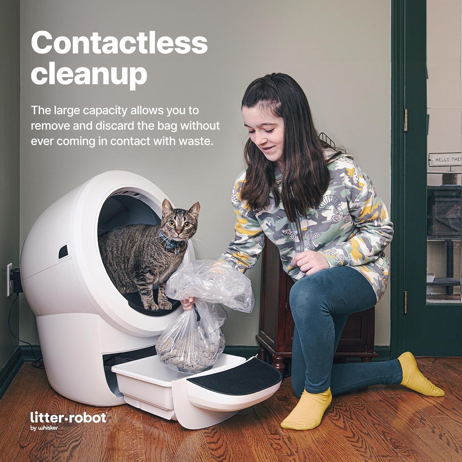 Custom Fit Litter-Robot Waste Drawer Liners - 100 Disposable Bags, 11 Gallon