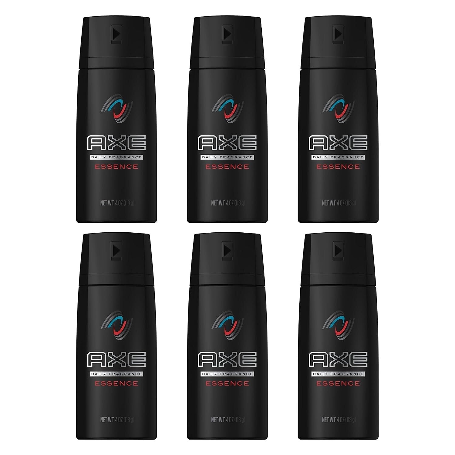 6-Pack of Essence Dark Temptation Body Spray - 4 oz Men’s Long-Lasting Fragrance