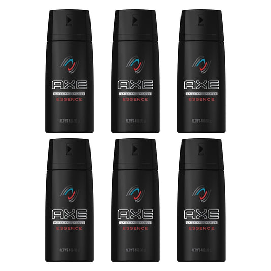 6-Pack of Essence Dark Temptation Body Spray - 4 oz Men’s Long-Lasting Fragrance