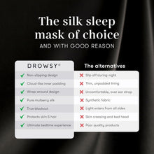 Load image into Gallery viewer, Adjustable Silk Sleep Mask with Cloud-Like Padding – Total Darkness &amp; Comfort