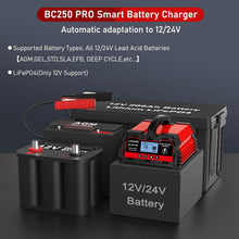 Load image into Gallery viewer, Compact 25Amp Battery Charger with Smart Diagnostics for Cars, Boats &amp; More