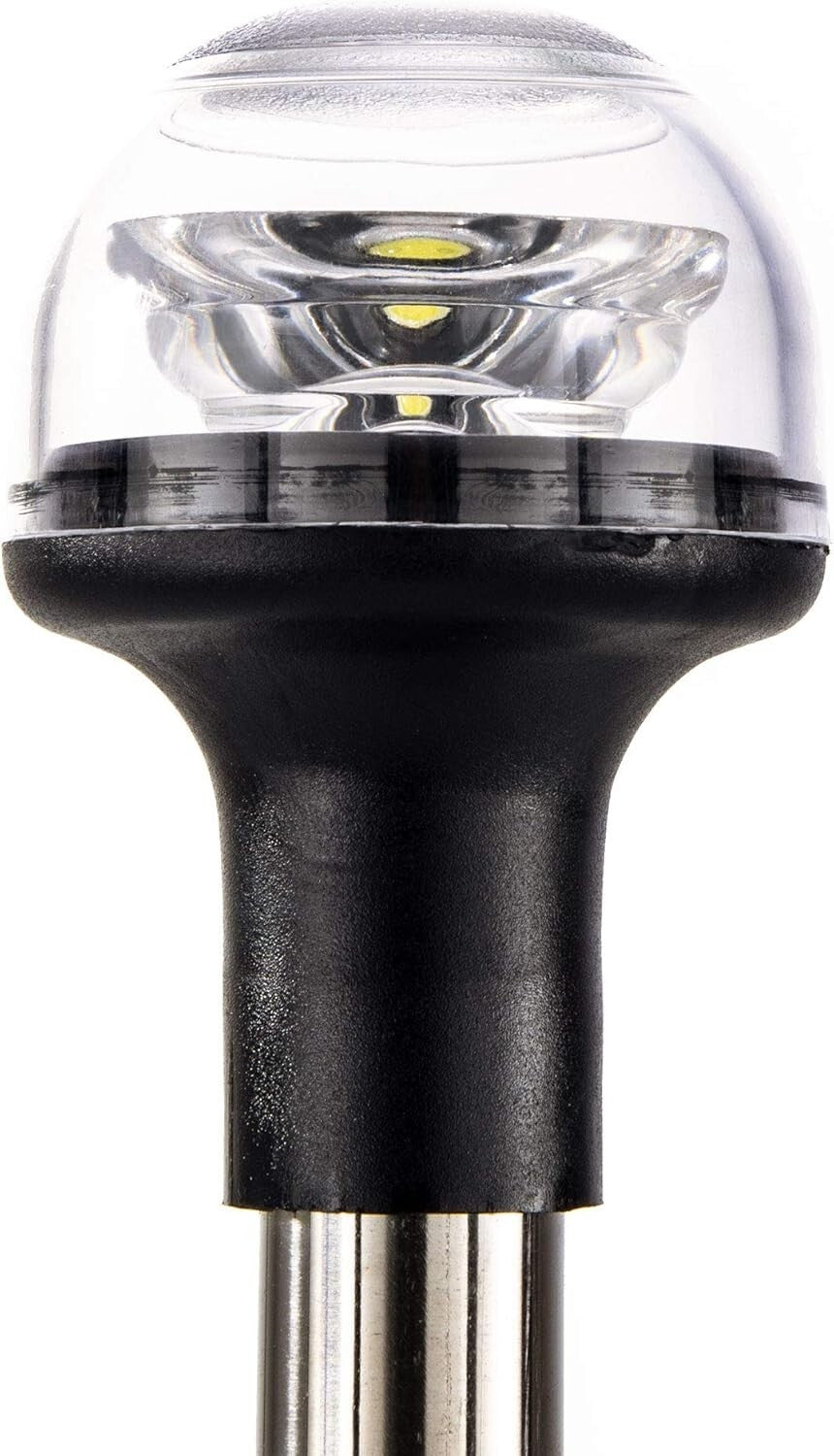 Folding LED Boat Stern Light - Two-Mile Visibility for Safe Night Navigation