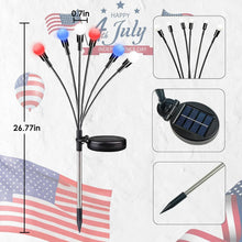 Load image into Gallery viewer, Waterproof Solar Garden LED Lights - Capture the Spirit of Independence Day