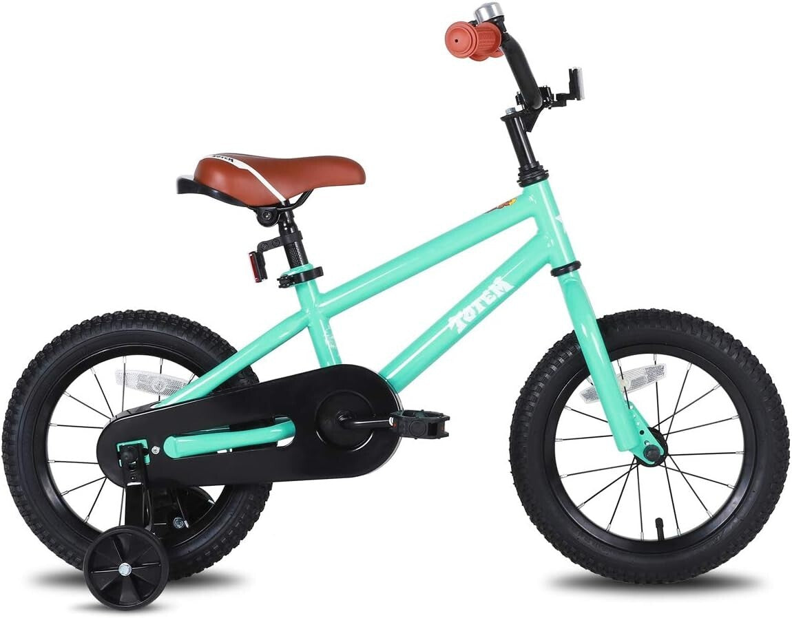 Durable 12 Inch Front Bicycle Wheel for Kids with Black Rubber Tire & Tube