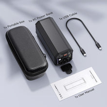 Load image into Gallery viewer, High-Capacity 27000mAh Portable Power Bank with 100W AC Outlet &amp; Fast Charging