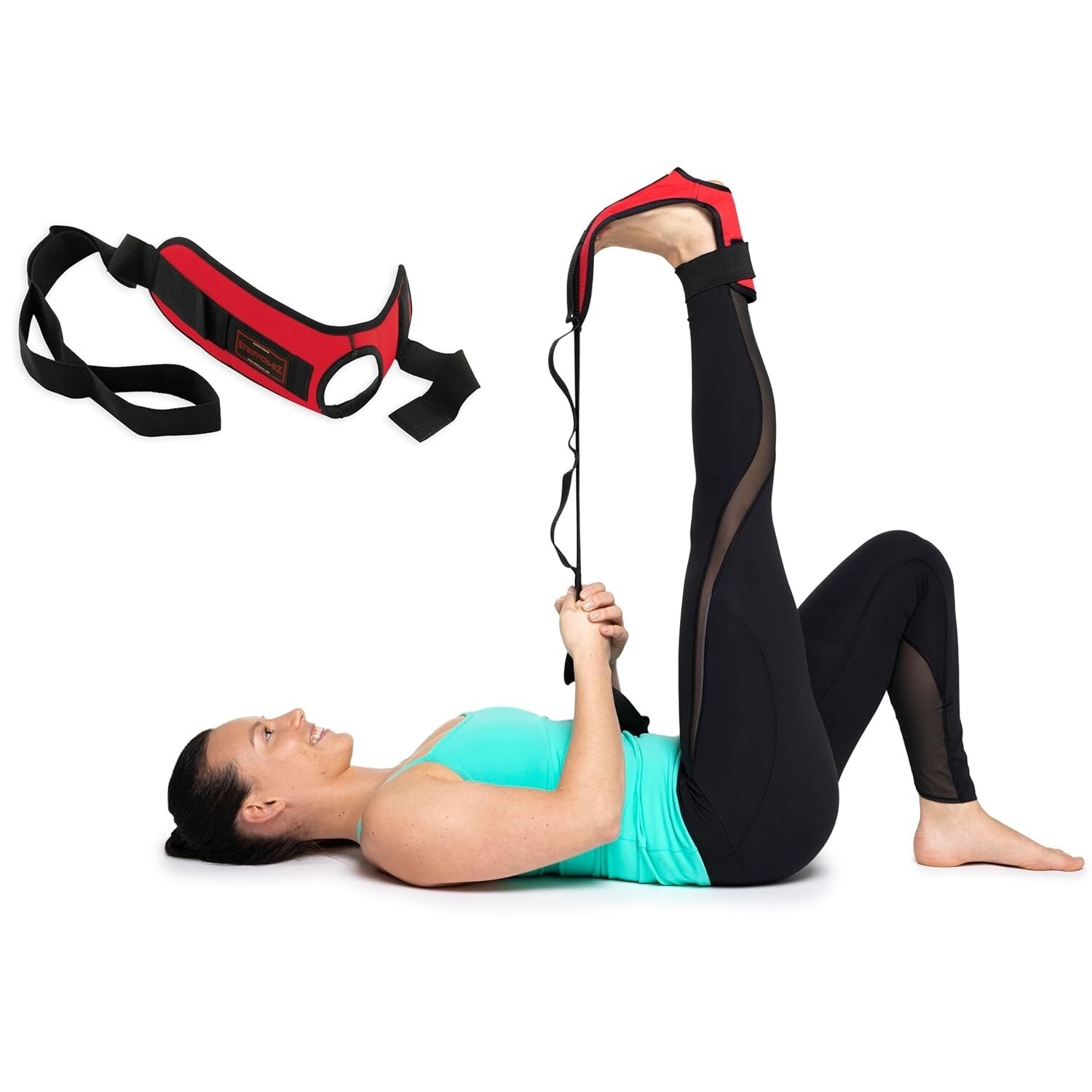 Versatile Stretch-EZ Stretching Strap - Ideal for Plantar Fasciitis & Hamstrings