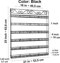 Load image into Gallery viewer, Sturdy 6-Tier Metal Nail Polish and Essential Oils Organizer - Fits 108 Bottles
