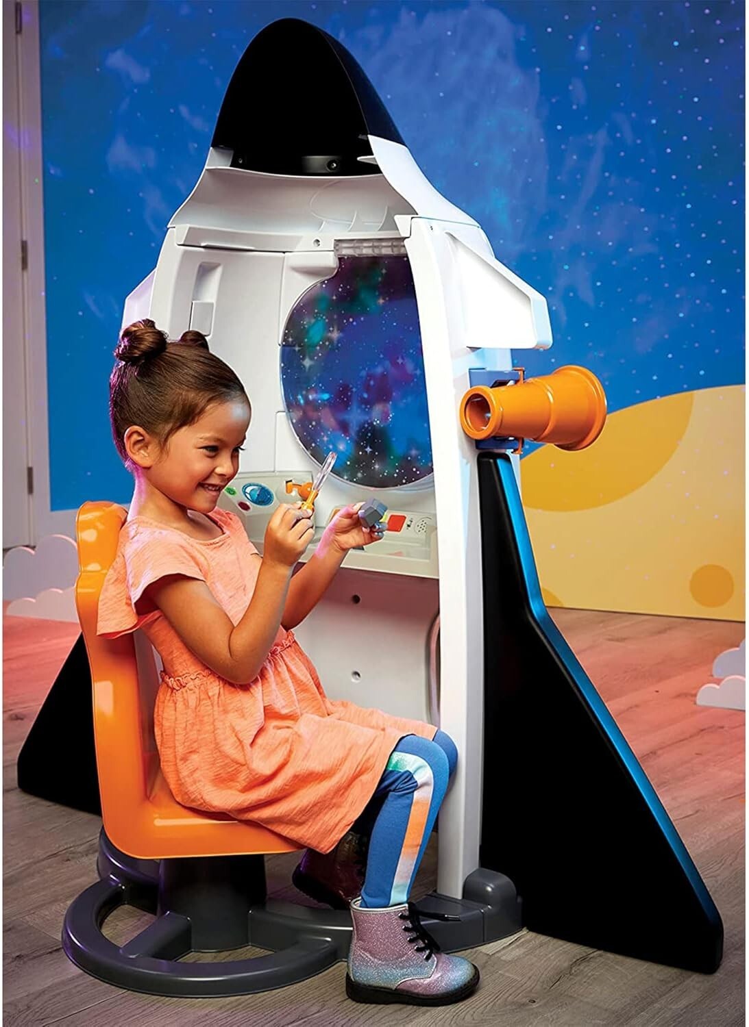 Adventure Rocket: Realistic Space Pretend Play for Kids 2-6, 40 x 18 x 18 Inches