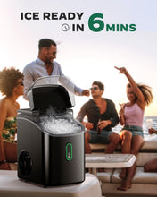 Load image into Gallery viewer, One-Click Pebble Ice Maker with 33Lbs Daily Output - Perfect for Home &amp; Office