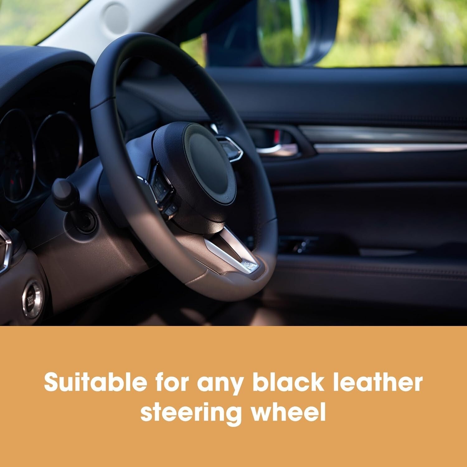 All-in-One Leather Steering Wheel Repair Kit - Professional Quality Results