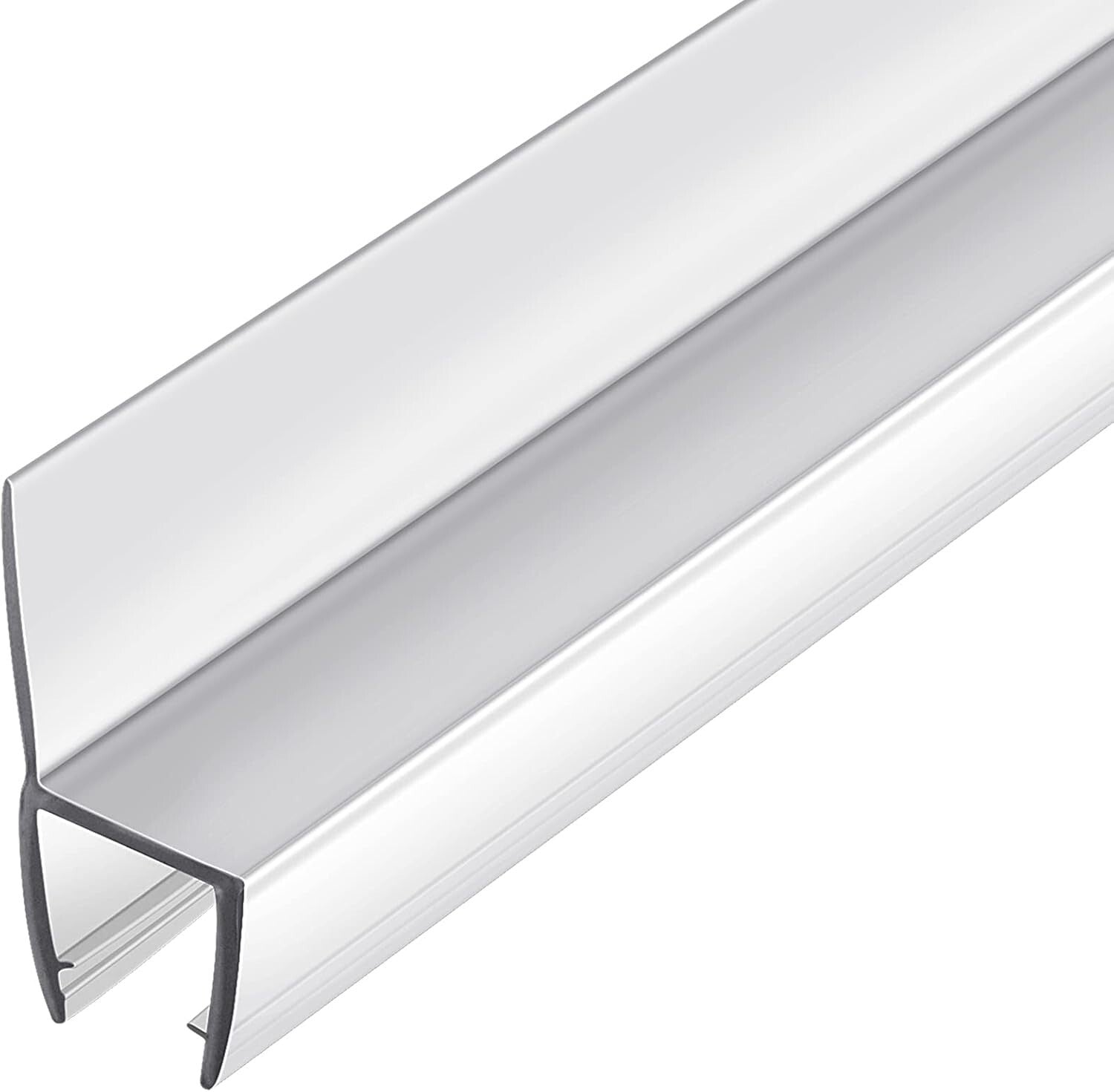 Easy-Install Frameless Shower Door Seal: 78" Long Silicone Strips for 1/4" Glass