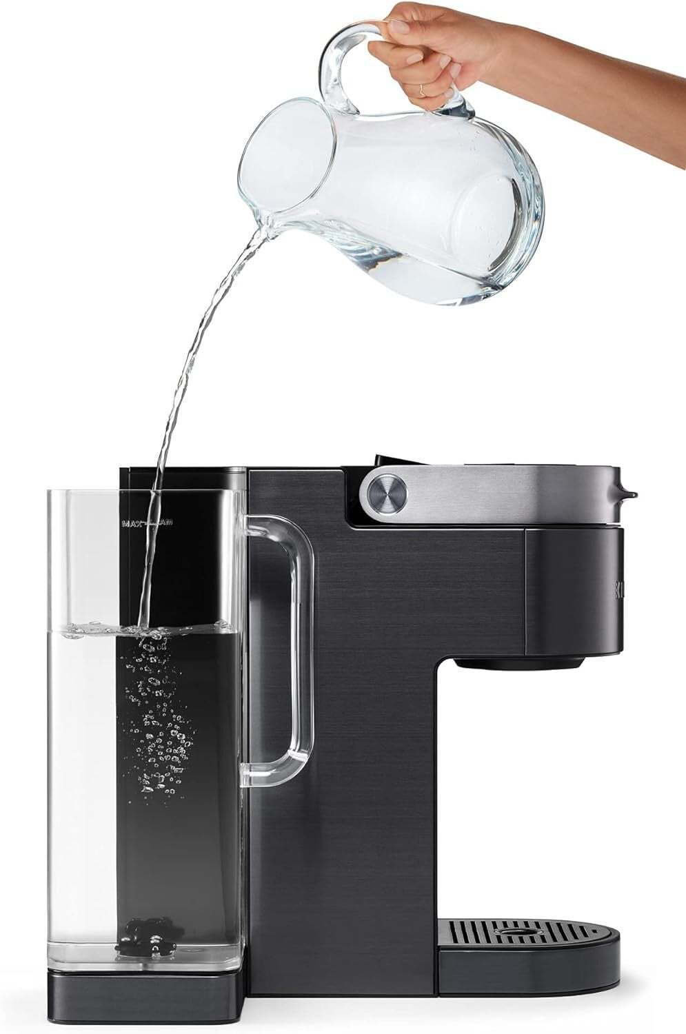 Modern Black K-Cup Pod Brewer with MultiStream Technology for Ultimate Flavor