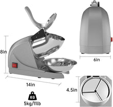 Load image into Gallery viewer, High-Efficiency Snow Cone Machine - 380W with Safety Features &amp; Unique Design