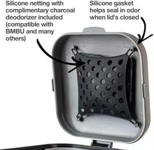 Load image into Gallery viewer, Transparent Outdoor Dog Waste Bin - Easy Clean-up with Built-in Deodorizer