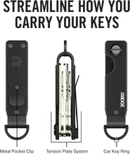 Load image into Gallery viewer, Minimalist Key Holder with Tension System - Securely Hold 2-6 Keys Silently