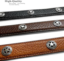 Load image into Gallery viewer, Stylish Adjustable Western Ranger Belt 1-3/8" to 3/4" with Antique Buckle