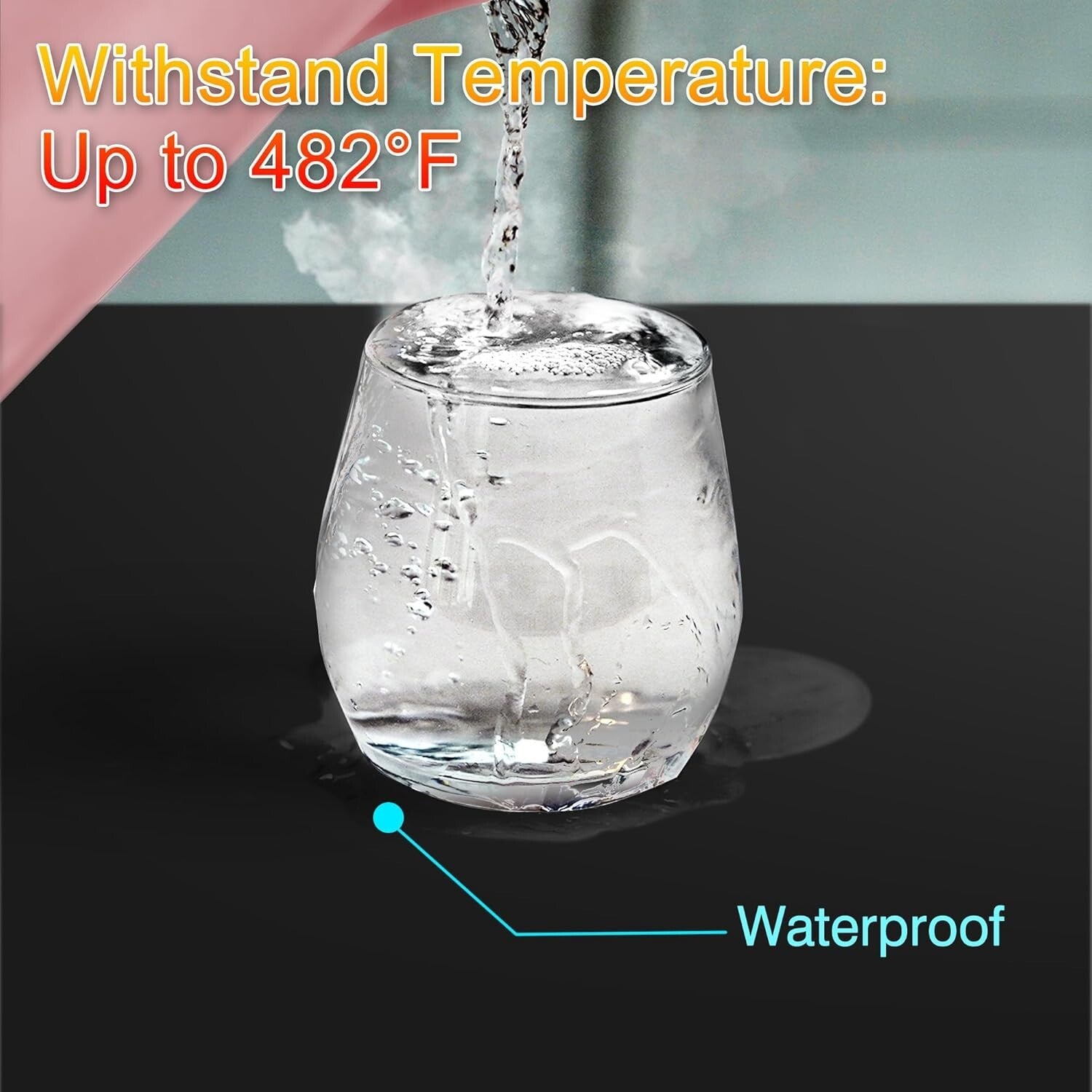 Extra Large Heat Resistant Silicone Mat 47"x23.6" for Kitchen Counter Protection