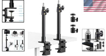 Load image into Gallery viewer, 2-Pack Adjustable Desk Mount Stand with 360° Ball Head for Cameras &amp; Lights