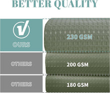 Load image into Gallery viewer, Luxury Sage Green Waterproof Waffle Shower Curtain Set with Snap-In Liner, 71x86