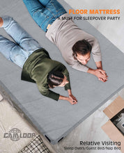 Load image into Gallery viewer, 3-Inch Thick Memory Foam Sleeping Pad for Camping &amp; Guest Sleepovers - Twin Size