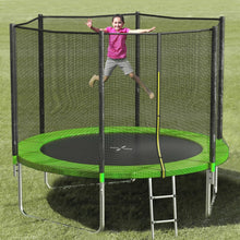 Load image into Gallery viewer, Premium 12FT Outdoor Trampoline with Safety Enclosure &amp; Ladder for Family Fun